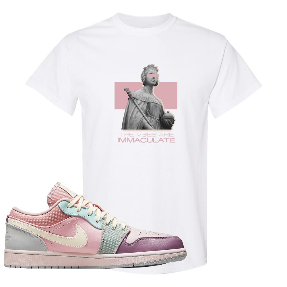 Air Jordan 1 Low Pastel T Shirt | The Vibes Are Immaculate, White