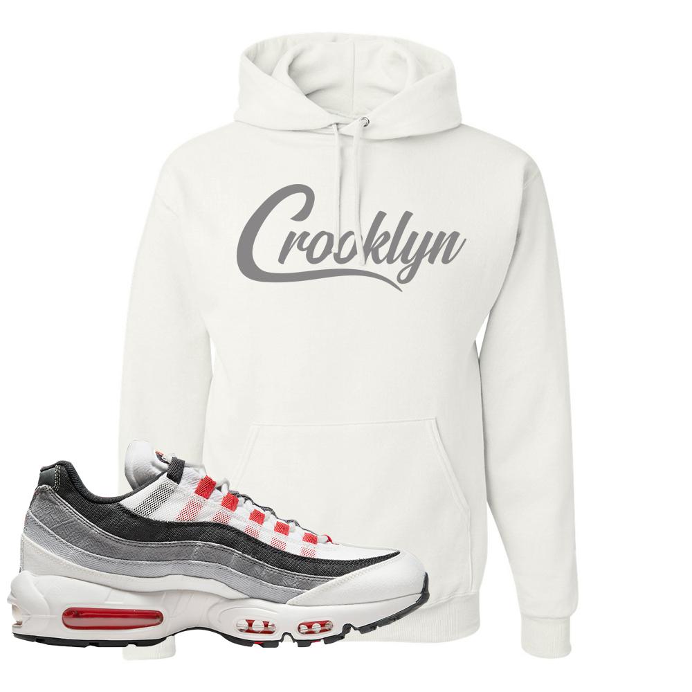 Comet 95s Hoodie | Crooklyn, White