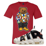 Multicolor Uptempos T Shirt | Sweater Bear, Red
