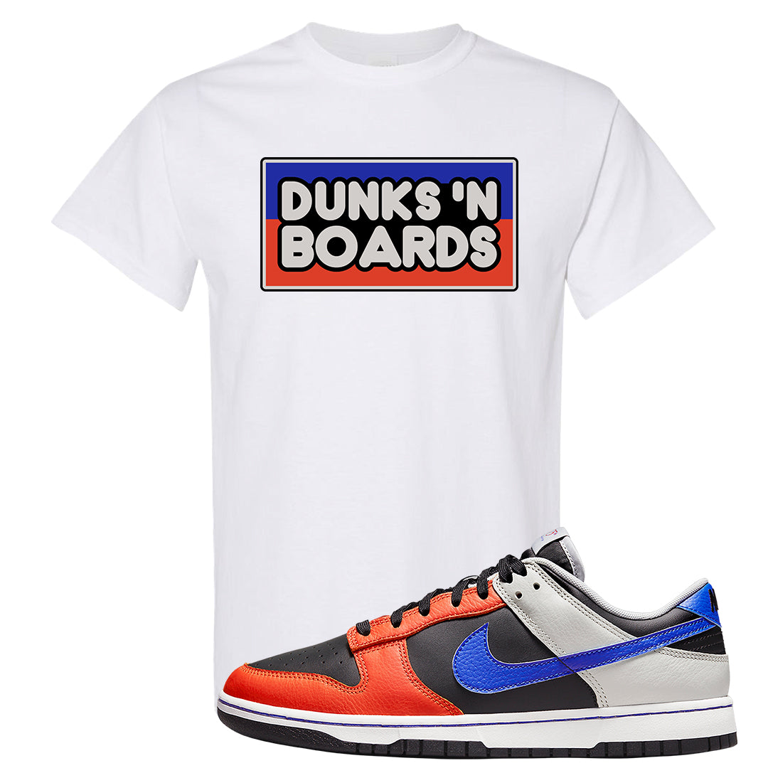 75th Anniversary Low Dunks T Shirt | Dunks N Boards, White