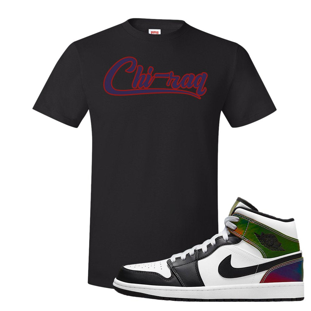 Color Change Mid 1s T Shirt | Chiraq, Black