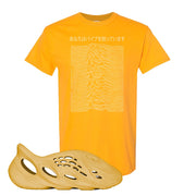 Yeezy Foam Runner Ochre T Shirt | Vibes Japan, Gold