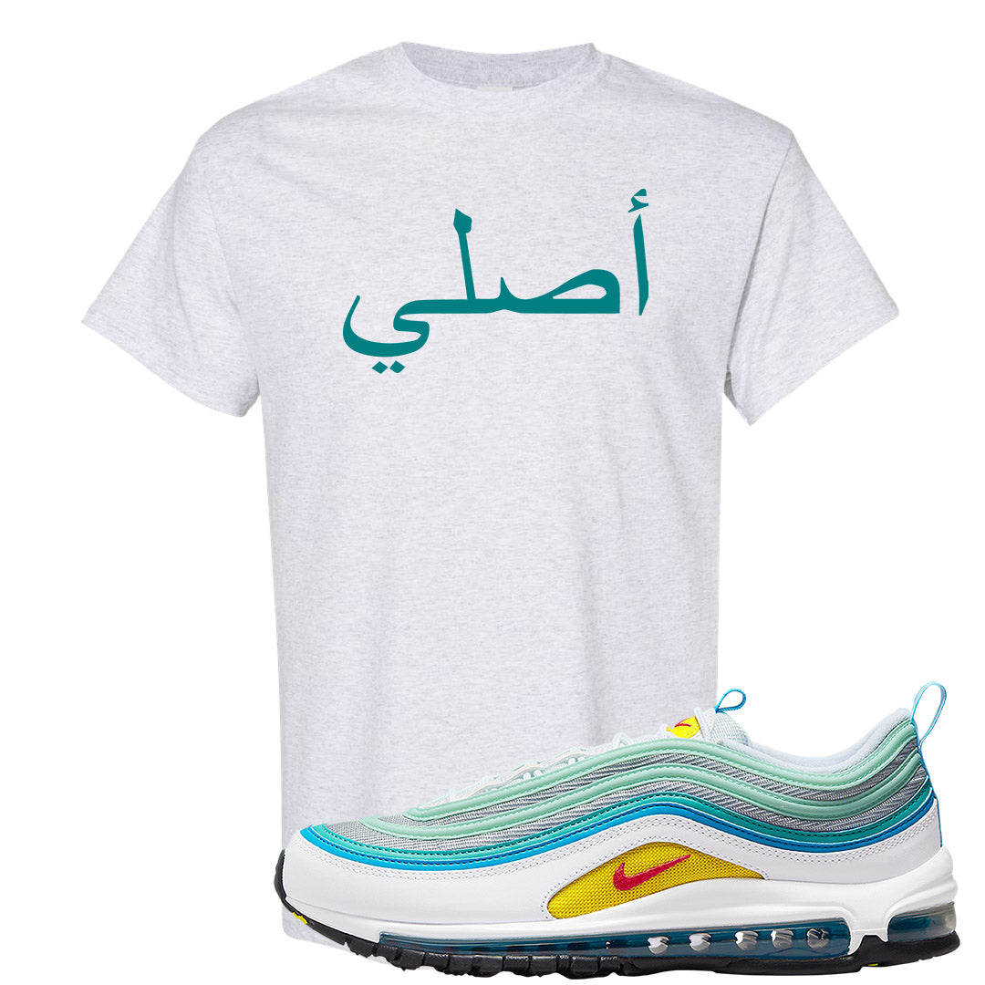Spring Floral 97s T Shirt | Original Arabic, Ash