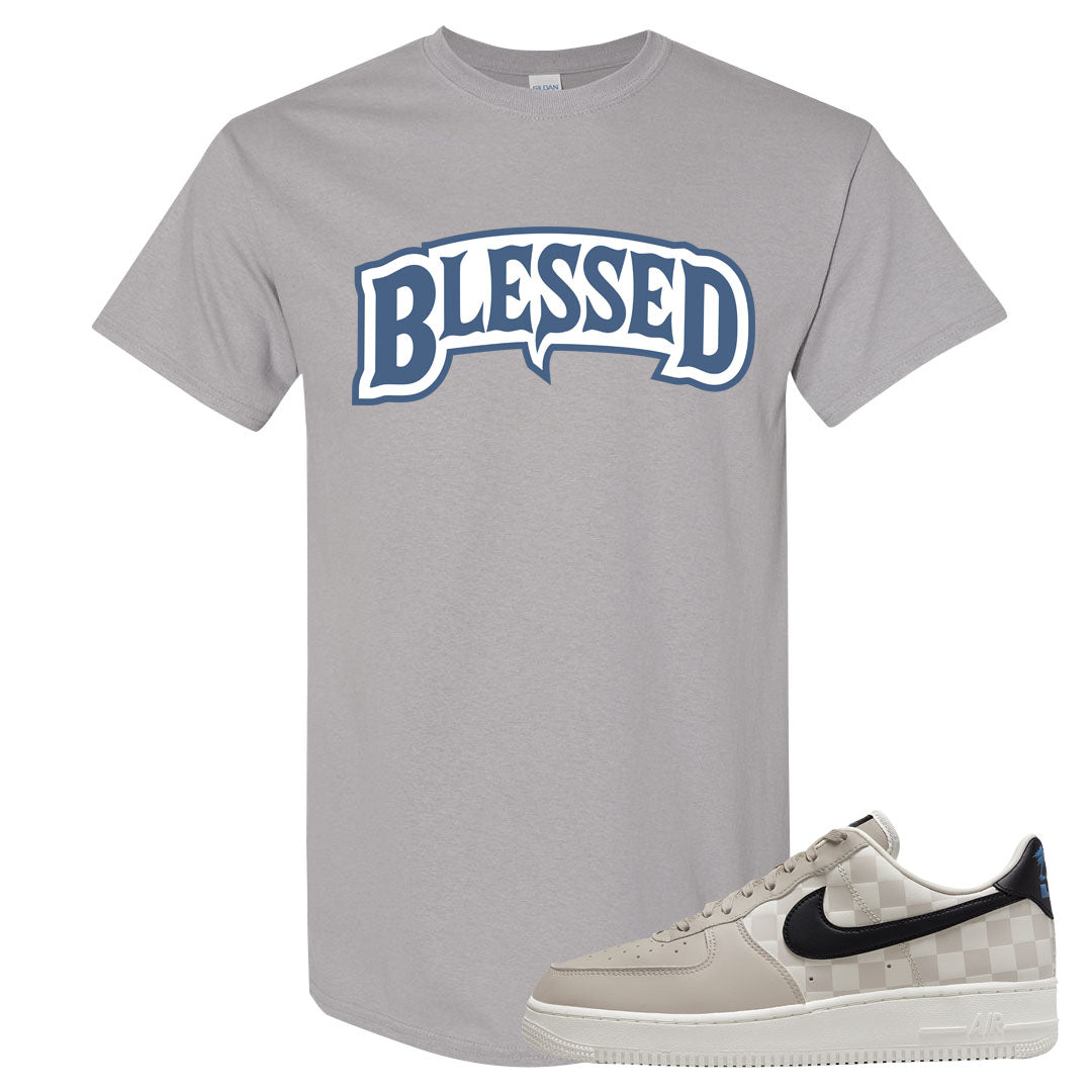 King Day Low AF 1s T Shirt | Blessed Arch, Gravel