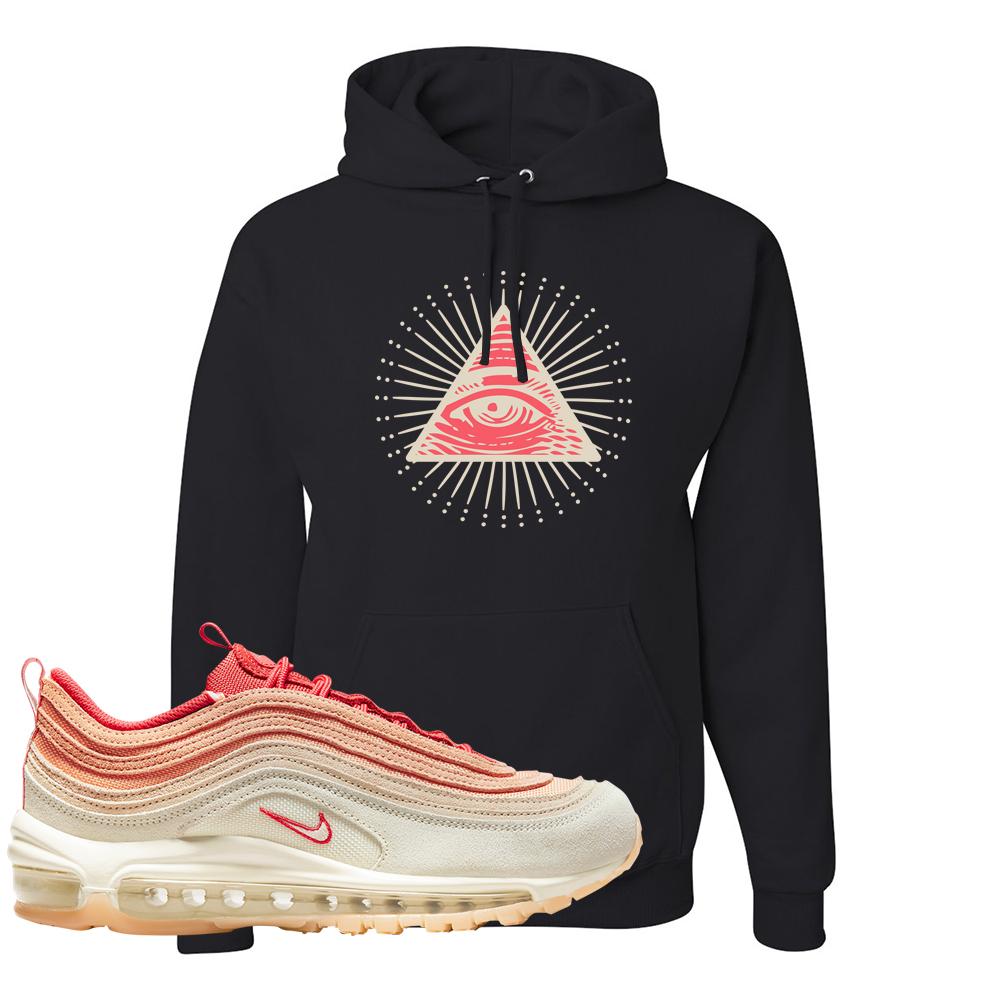 Sisterhood 97s Hoodie | All Seeing Eye, Black