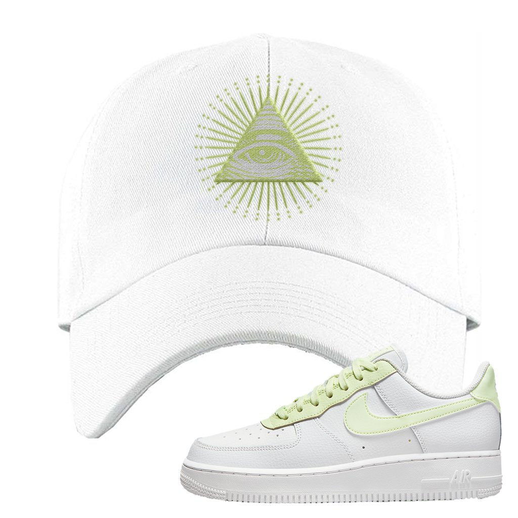 WMNS Color Block Mint 1s Dad Hat | All Seeing Eye, White