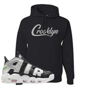 Black Silver Uptempos Hoodie | Crooklyn, Black