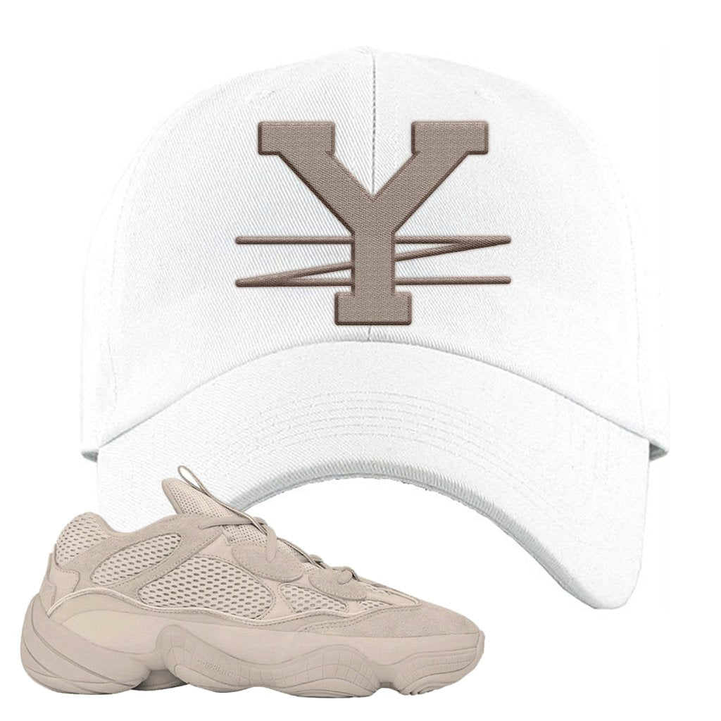 Yeezy 500 Taupe Light Dad Hat | YZ, White
