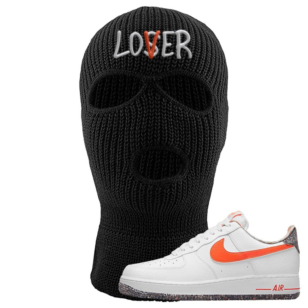 Air Force 1 Low Crimson Grind Rubber Ski Mask | Lover, Black