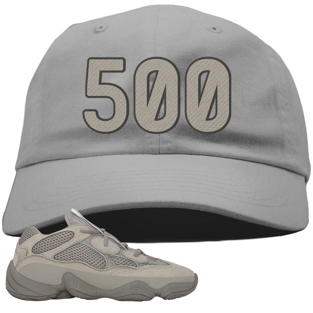 Ash Grey 500s Dad Hat | 500, Light Gray