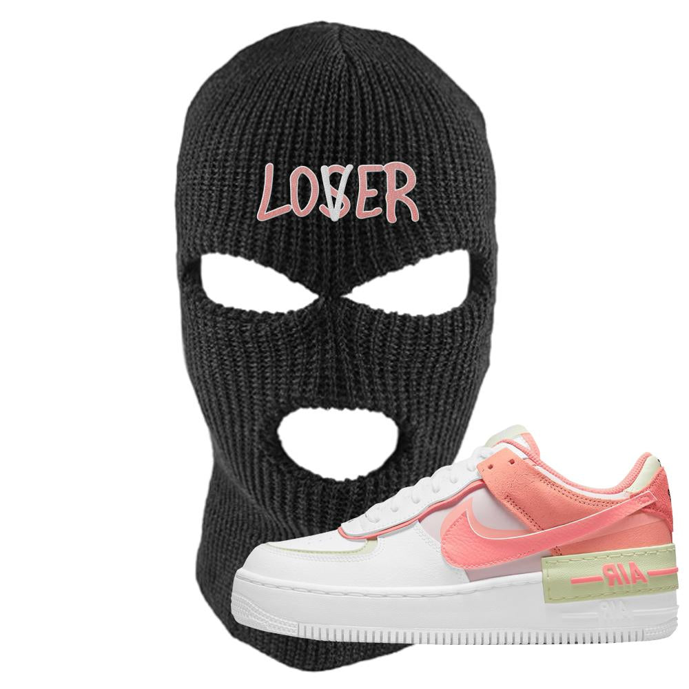 Air Force 1 Low Shadow Magic Ember Ski Mask | Lover, Black