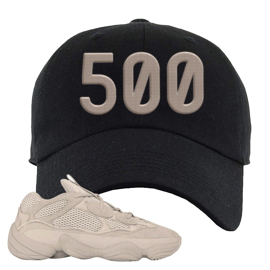 Yeezy 500 Taupe Light Dad Hat | 500, Black