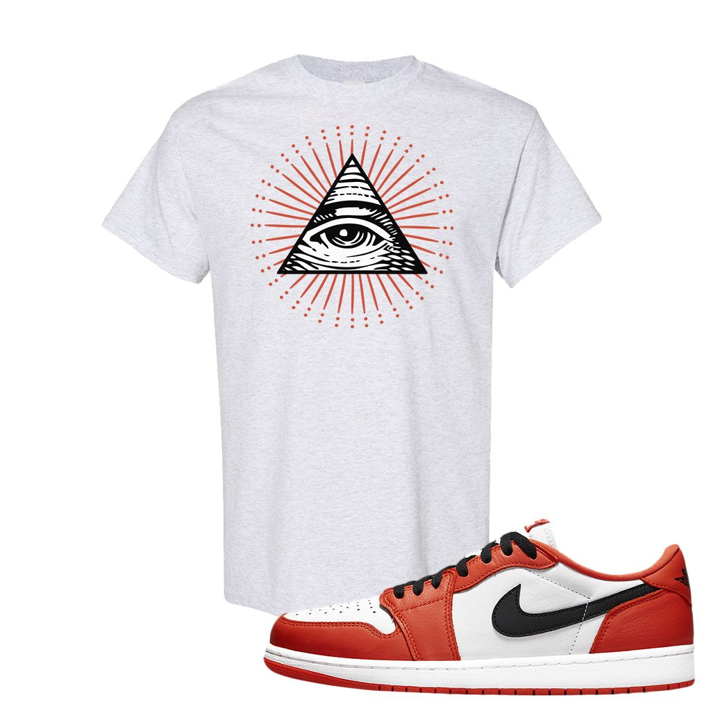 Starfish OG Low 1s T Shirt | All Seeing Eye, Ash