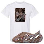 MX Sand Grey Foam Runners T Shirt | Attack Of The Bear, White