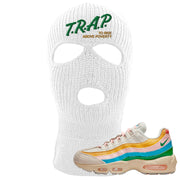 Rise Unity Sail 95s Ski Mask | Trap To Rise Above Poverty, White