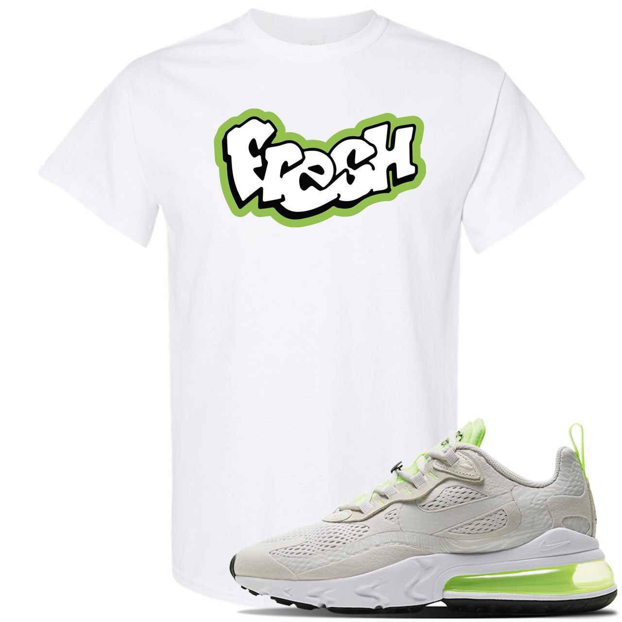 Ghost Green React 270s T Shirt | Fresh, White