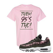 Olive Pink Camo 95s T Shirt | Them 95's Tho, Light Pink