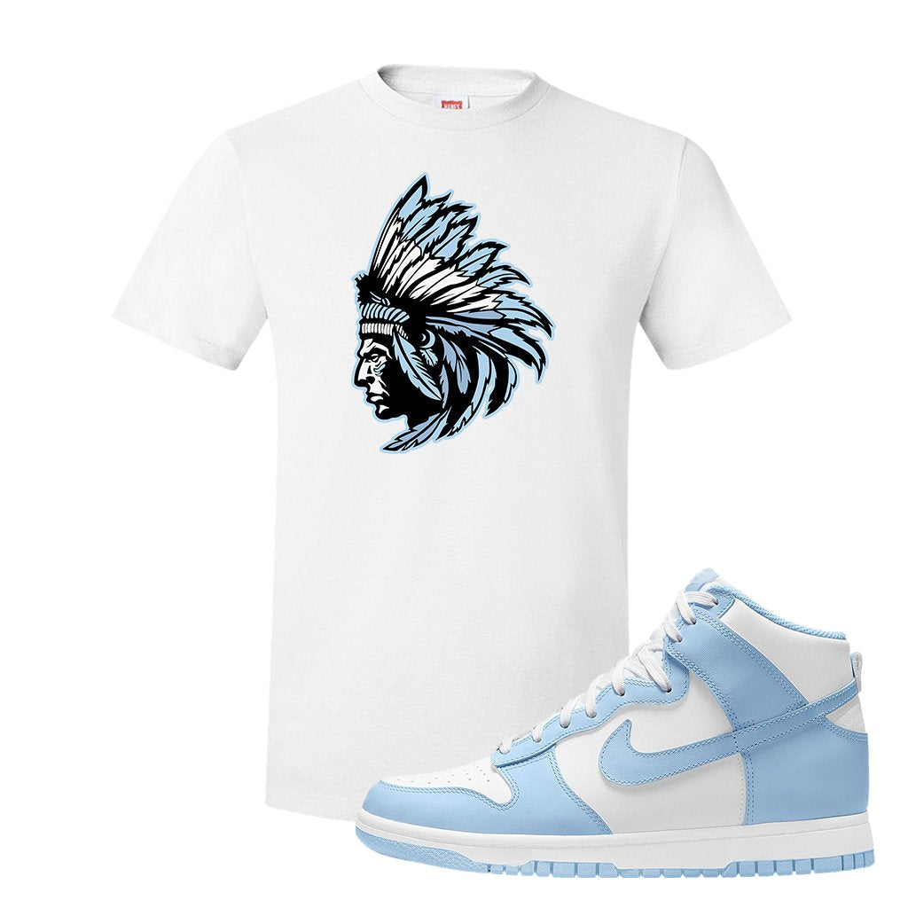 Aluminum High Dunks T Shirt | Indian Chief, White