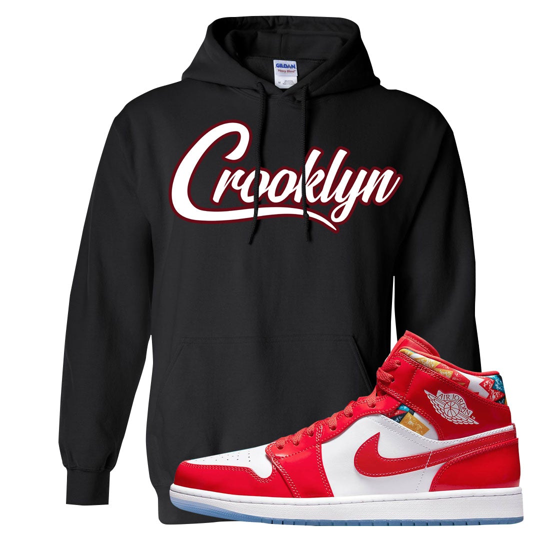 Barcelona Sweater Mid 1s Hoodie | Crooklyn, Black