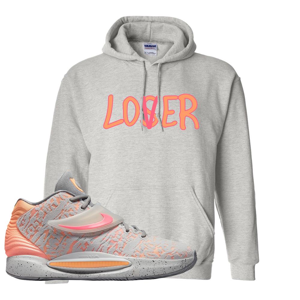 Sunset KD 14s Hoodie | Lover, Ash