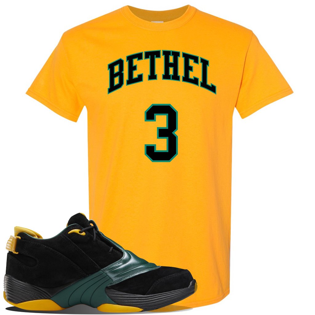 Bethel High Answer 5s T Shirt | Bethel 3 Arch, Gold