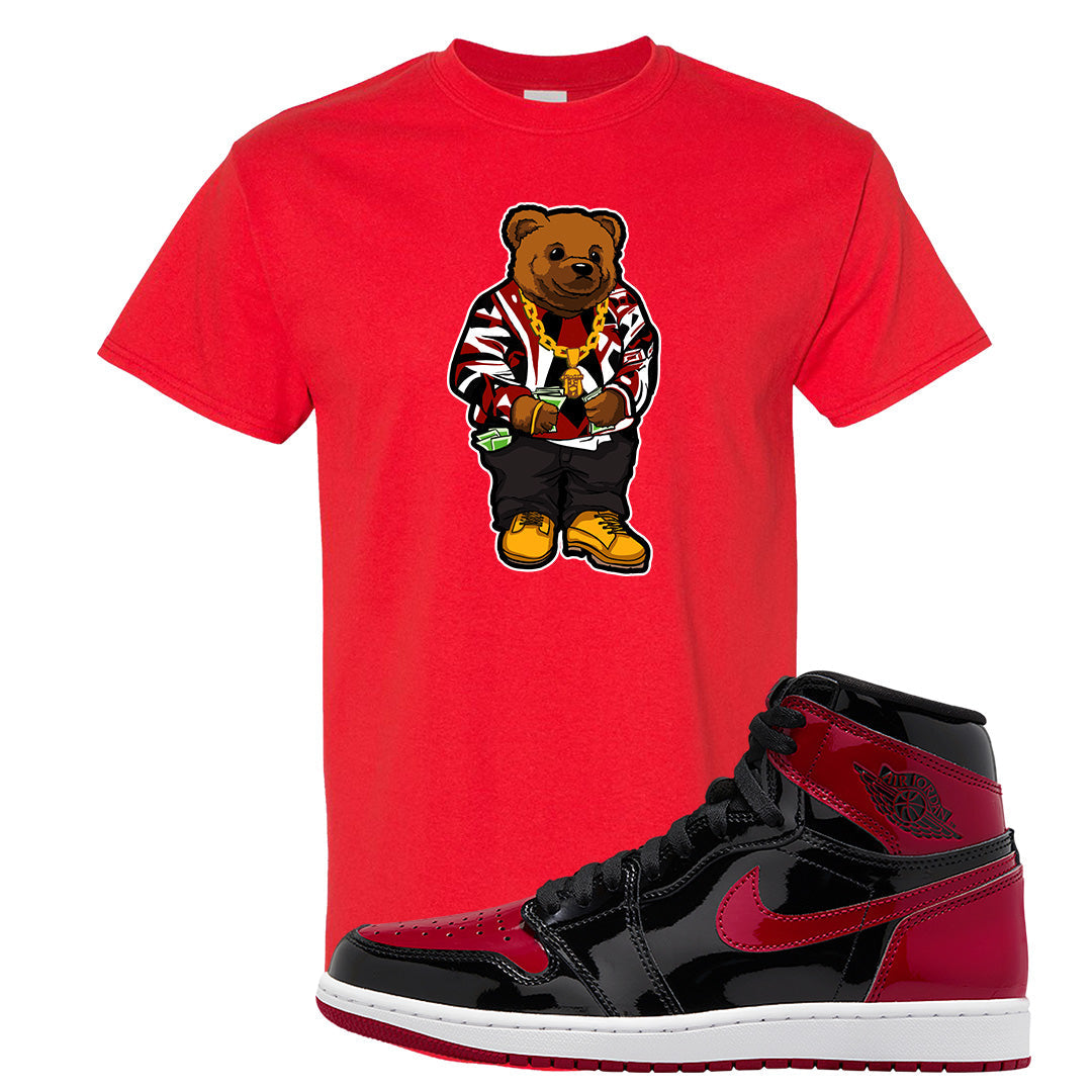 Patent Bred 1s T Shirt | Sweater Bear, Red