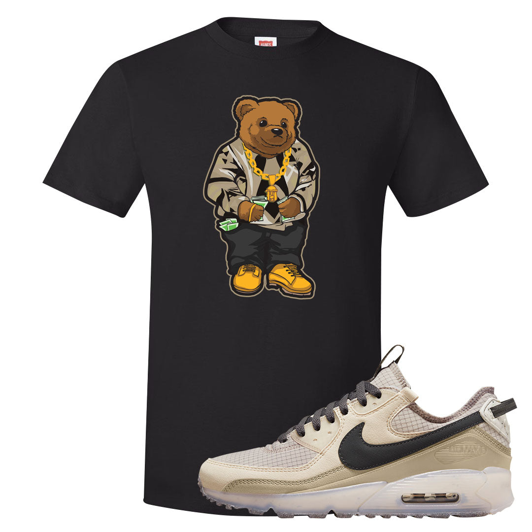 Terrascape Rattan 90s T Shirt | Sweater Bear, Black