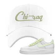WMNS Color Block Mint 1s Dad Hat | Chiraq, White
