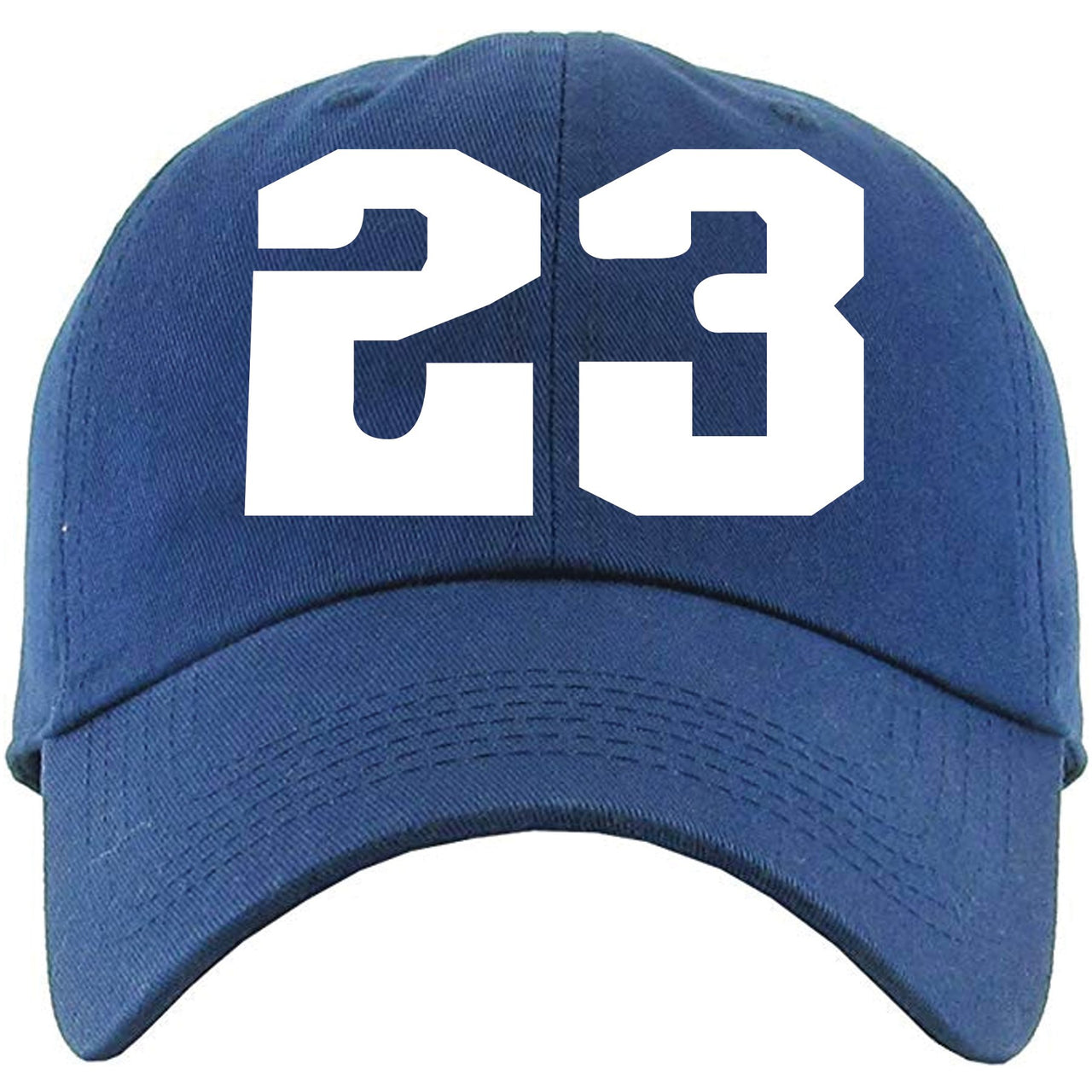 UNC All Star Pearl Blue 9s Dad Hat | 23, Navy Blue