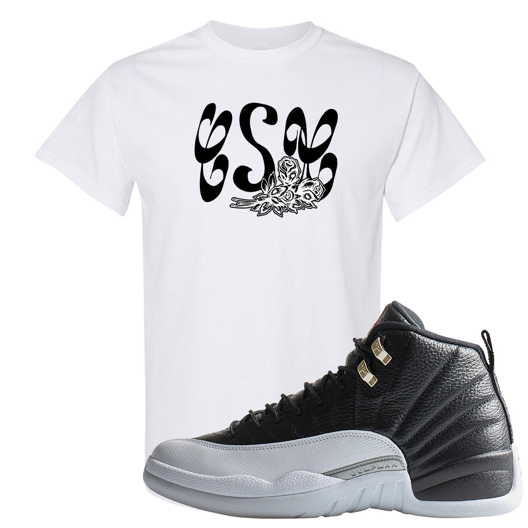 Playoff 12s T Shirt | Certified Sneakerhead, White