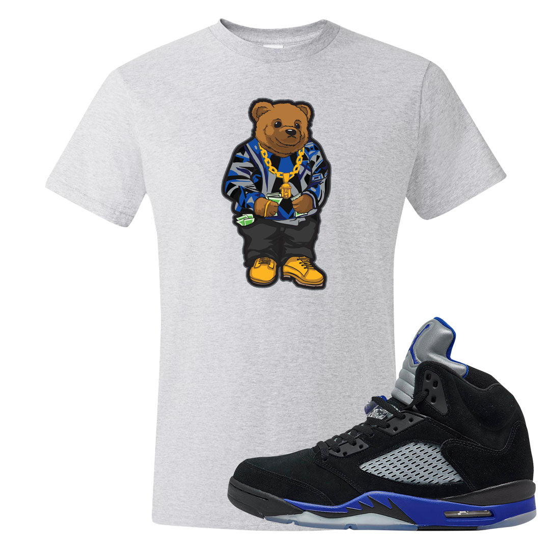 Racer Blue 5s T Shirt | Sweater Bear, Ash