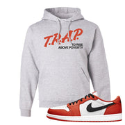 Starfish OG Low 1s Hoodie | Trap To Rise Above Poverty, Ash