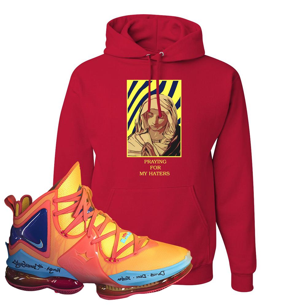 Lebron 19 Tune Squad Hoodie | God Told Me, Red
