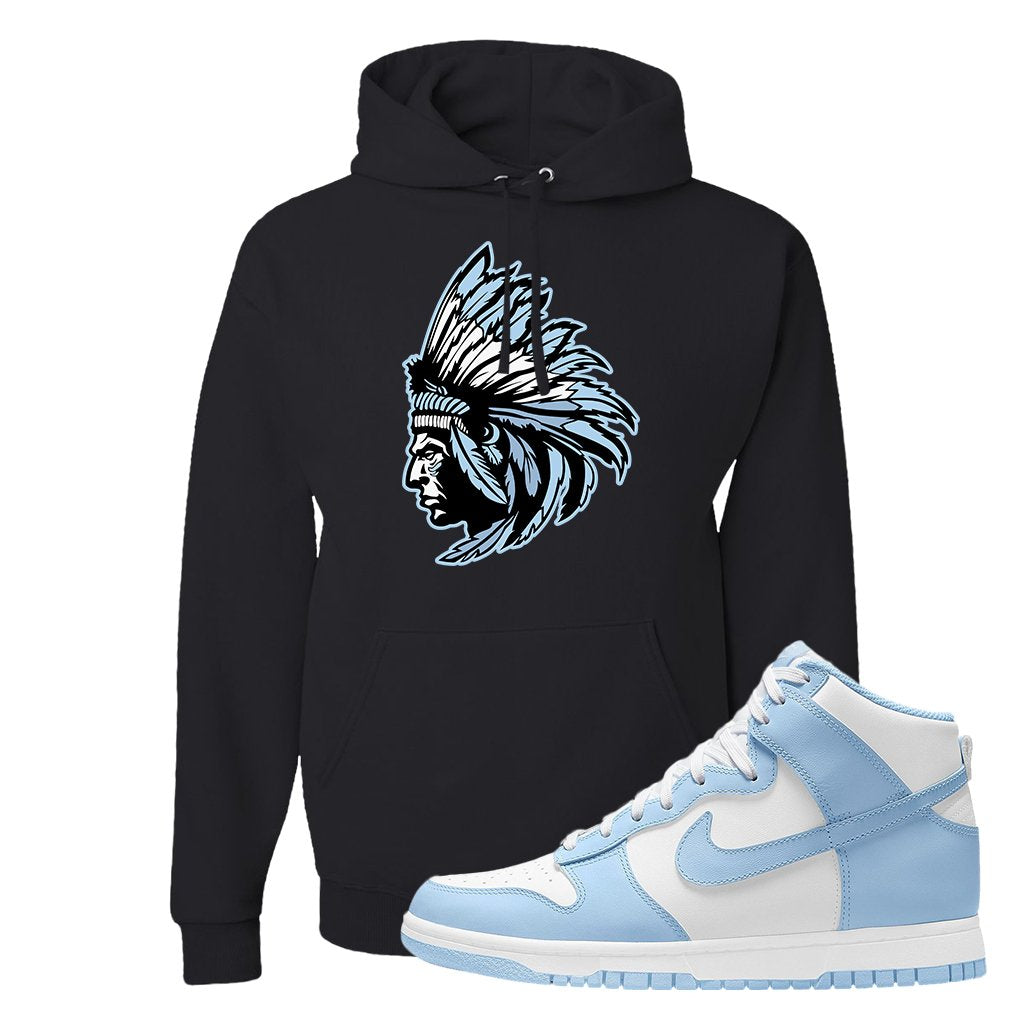 Aluminum High Dunks Hoodie | Indian Chief, Black