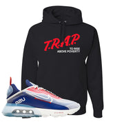Team USA 2090s Hoodie | Trap To Rise Above Poverty, Black