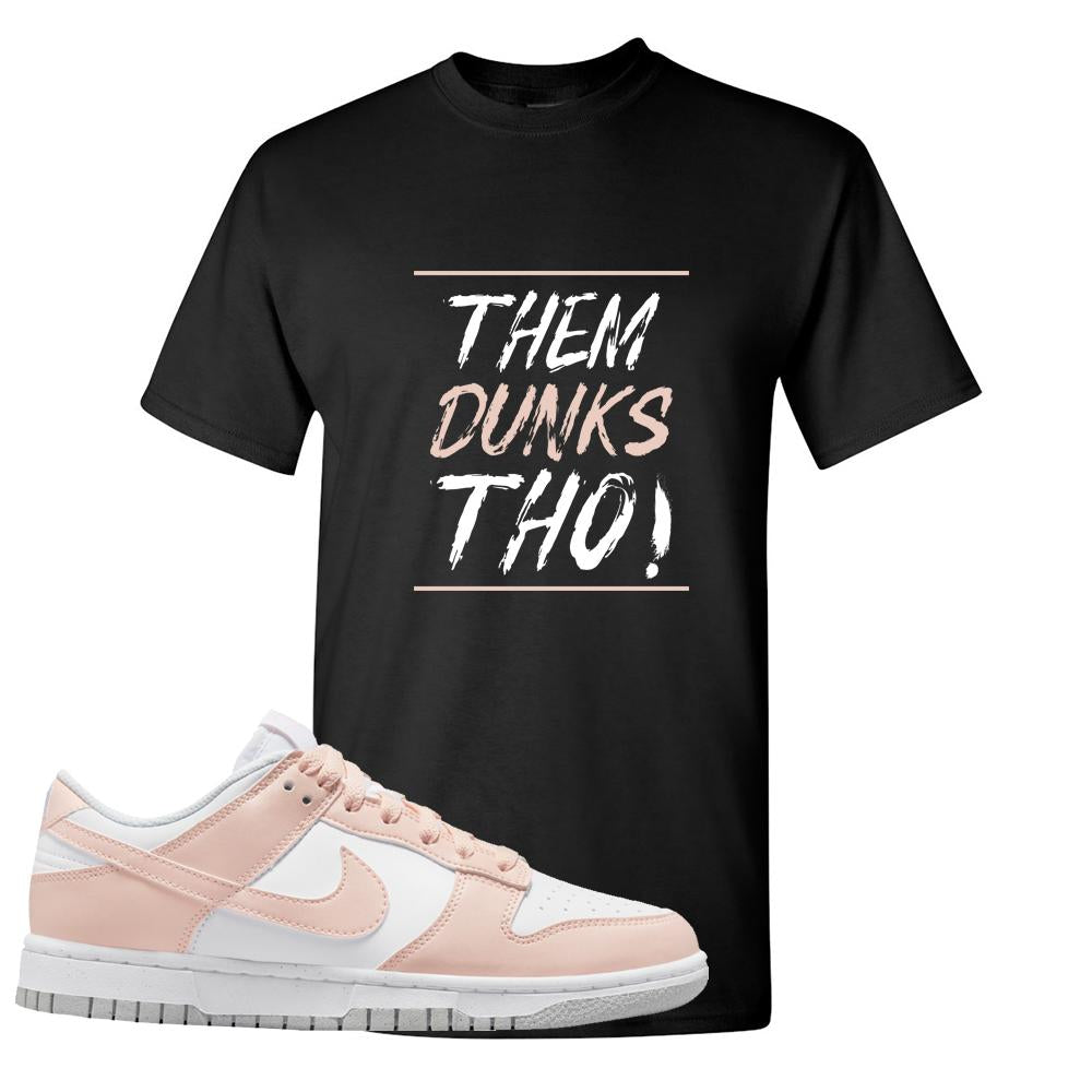 Move To Zero Pink Low Dunks T Shirt | Them Dunks Tho, Black