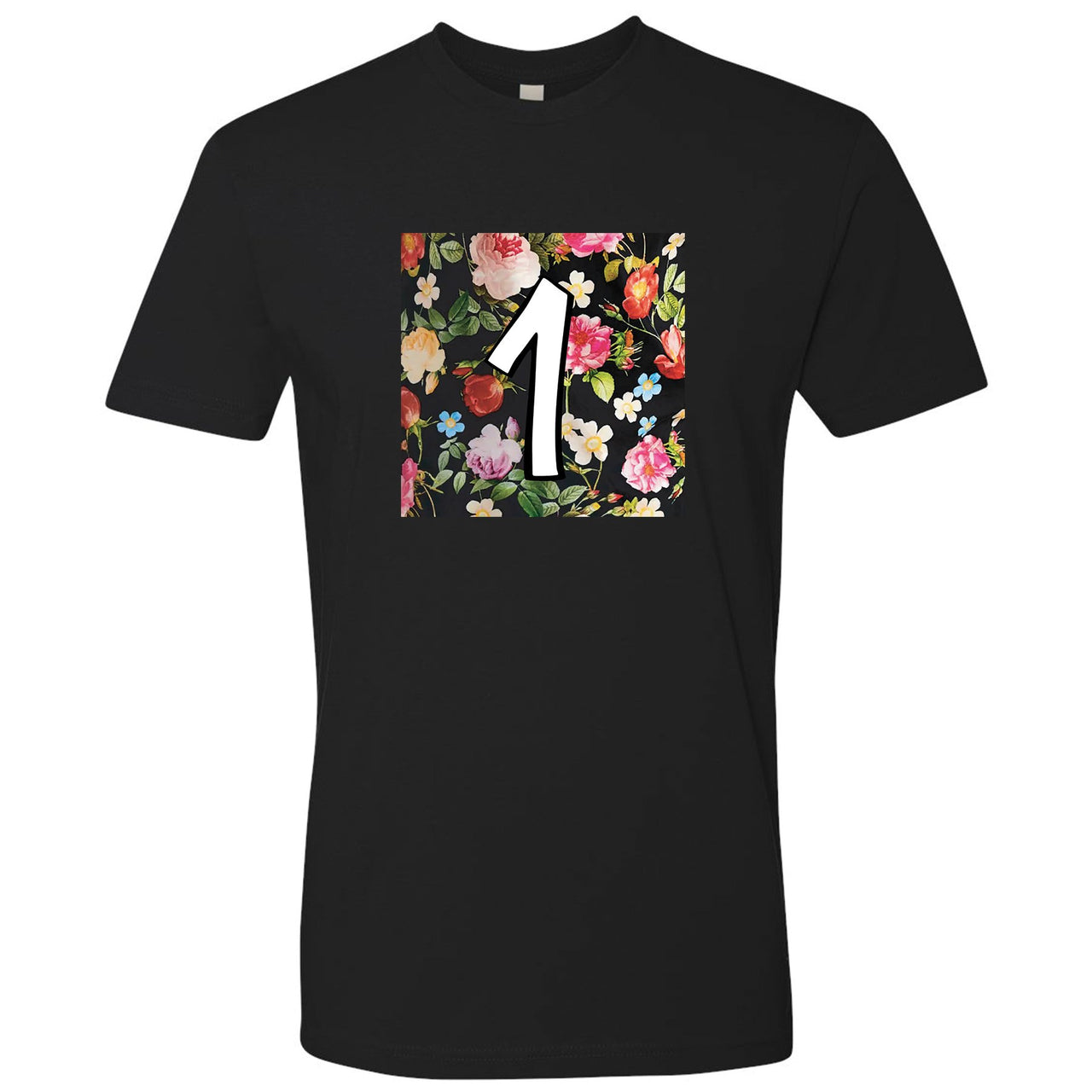 Floral One Foams T Shirt | Floral Box 1, Black