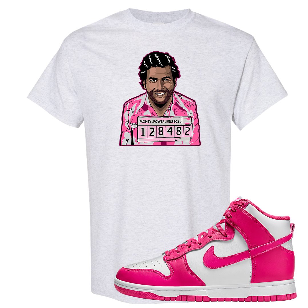 Pink Prime High Dunks T Shirt | Escobar Illustration, Ash