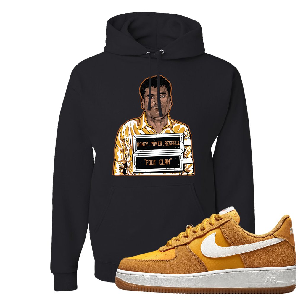 Air Force 1 Low First Use Hoodie | El Chapo Illustraton, Black