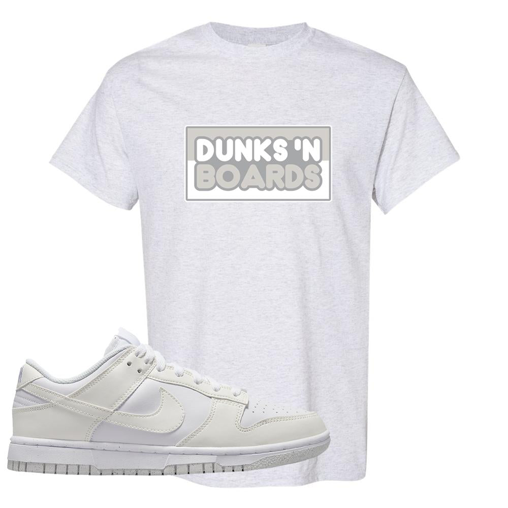 Move To Zero White Low Dunks T Shirt | Dunks N Boards, Ash