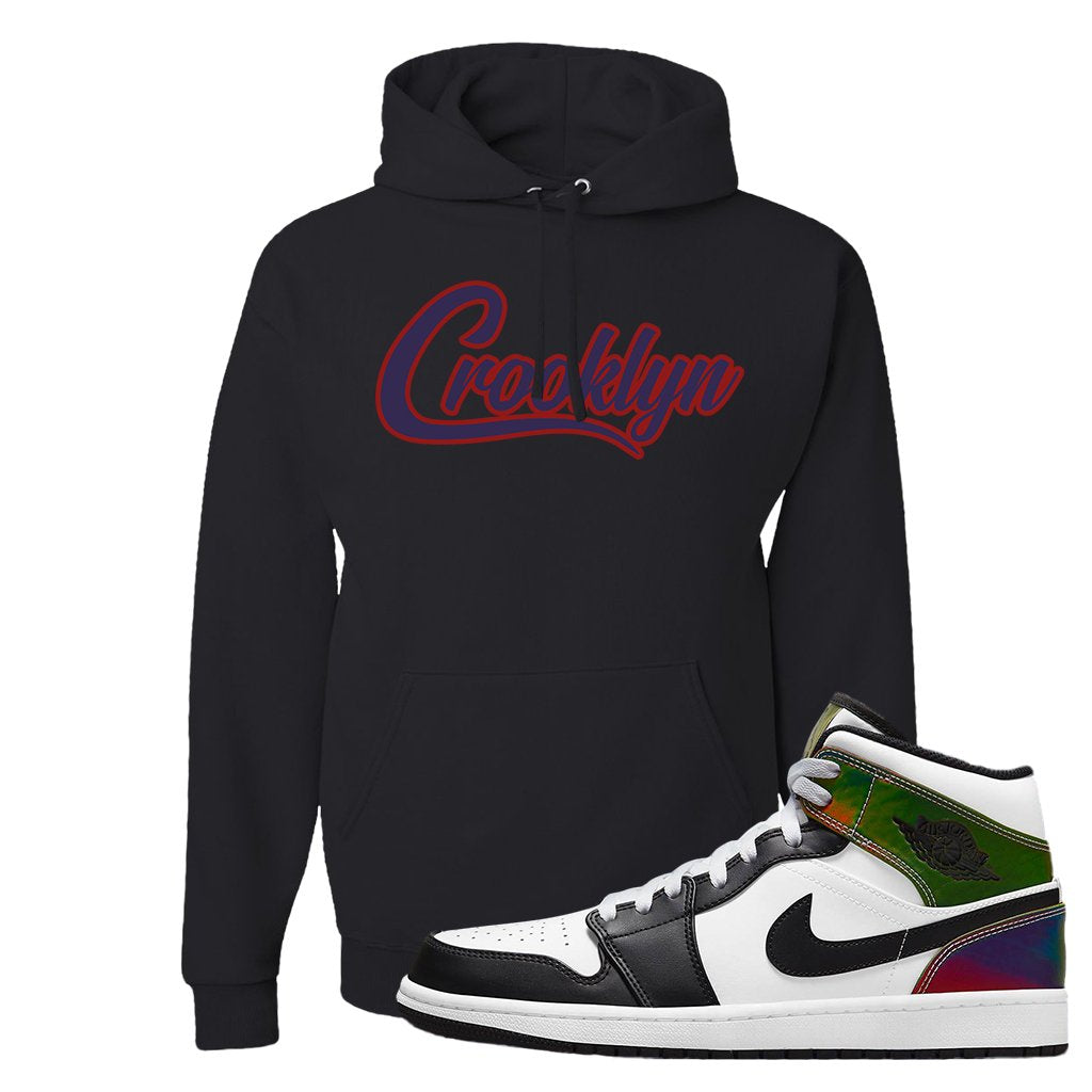 Color Change Mid 1s Hoodie | Crooklyn, Black