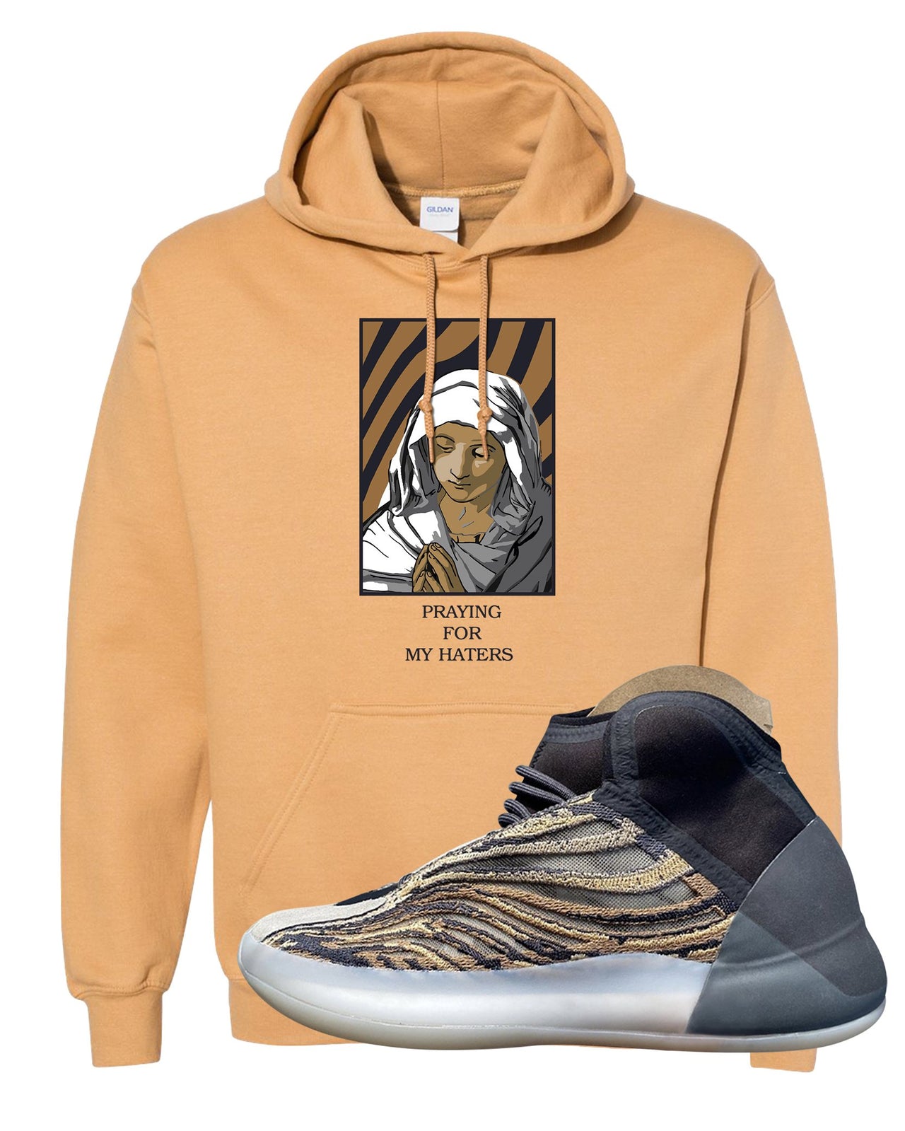 Amber Tint Quantums Hoodie | God Told Me, Old Gold