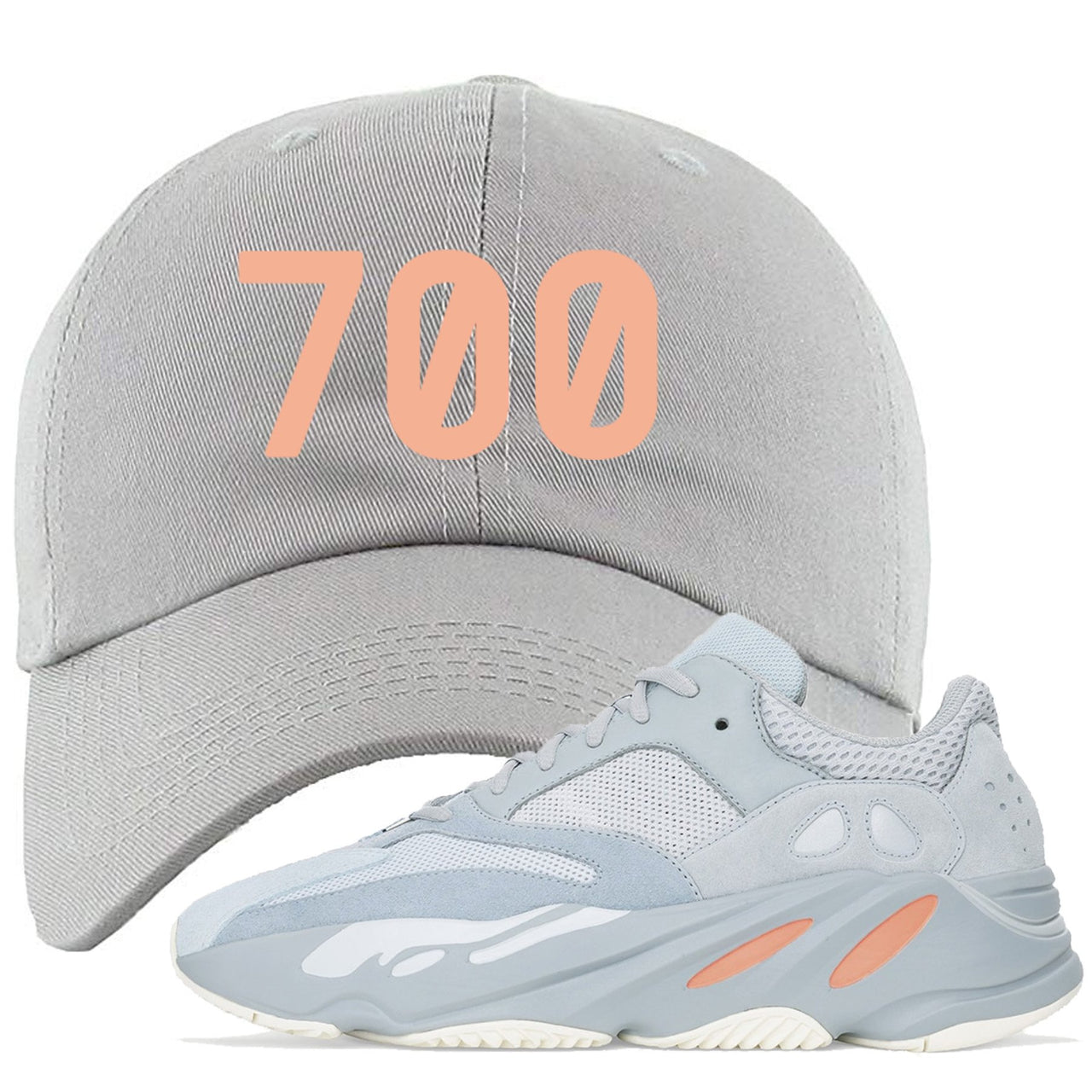 Inertia 700s Dad Hat | 700, Light Gray