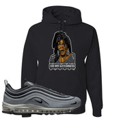 Grayscale 97s Hoodie | Oh My Goodness, Black