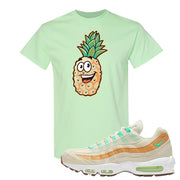 Happy Pineapple 95s T Shirt | Happy Pineapple Head, Mint