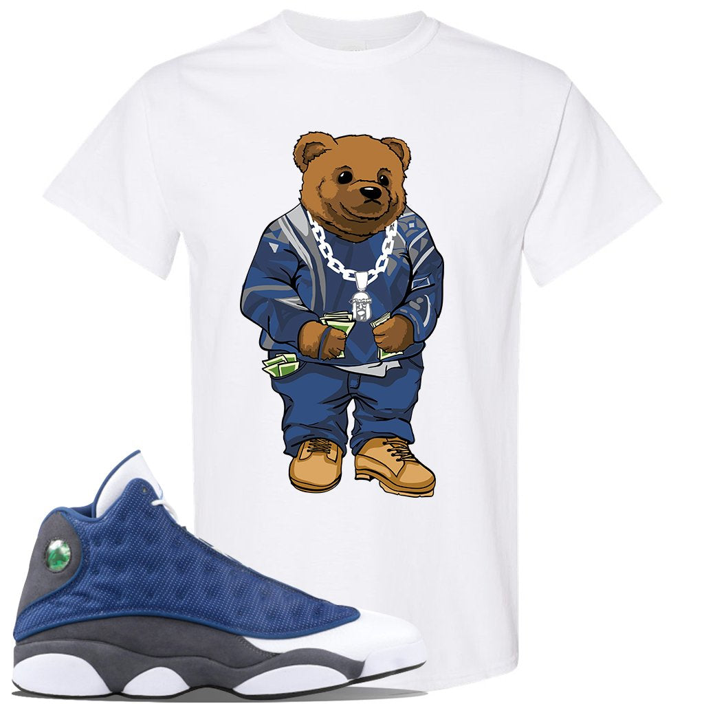 2020 Flint 13s T Shirt | Sweater Bear, White