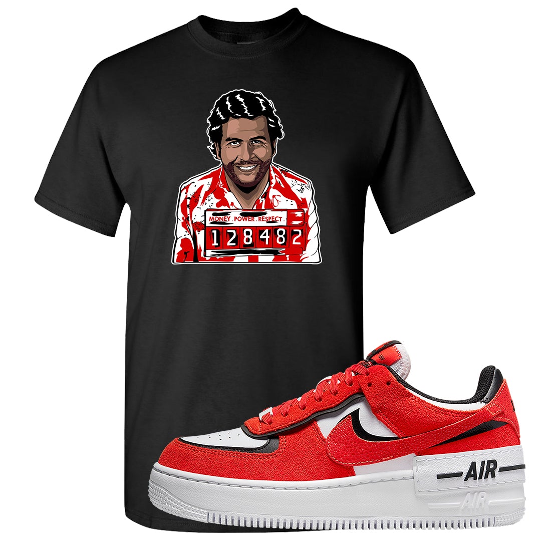 Shadow Chicago AF 1s T Shirt | Escobar Illustration, Black