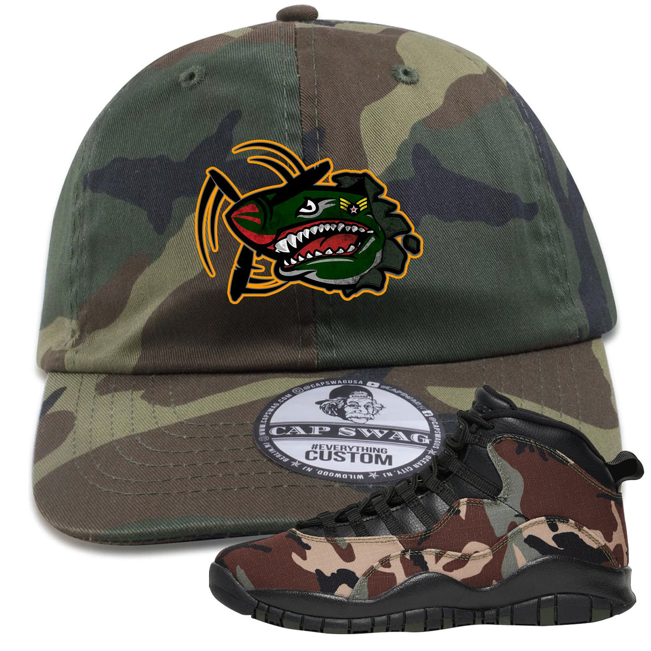 Woodland Camo 10s Dad Hat | Air Plane, Camouflage