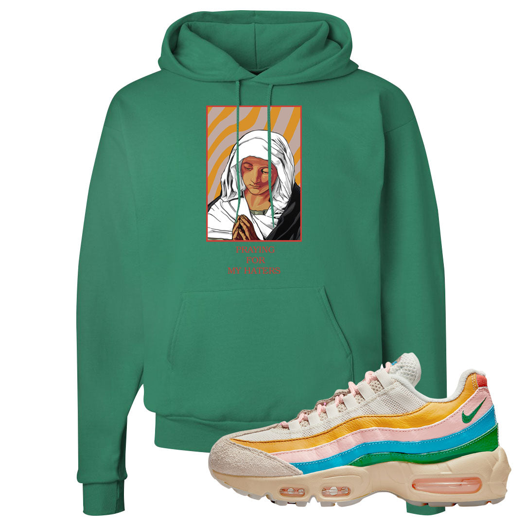 Rise Unity Sail 95s Hoodie | God Told Me, Kelly Green