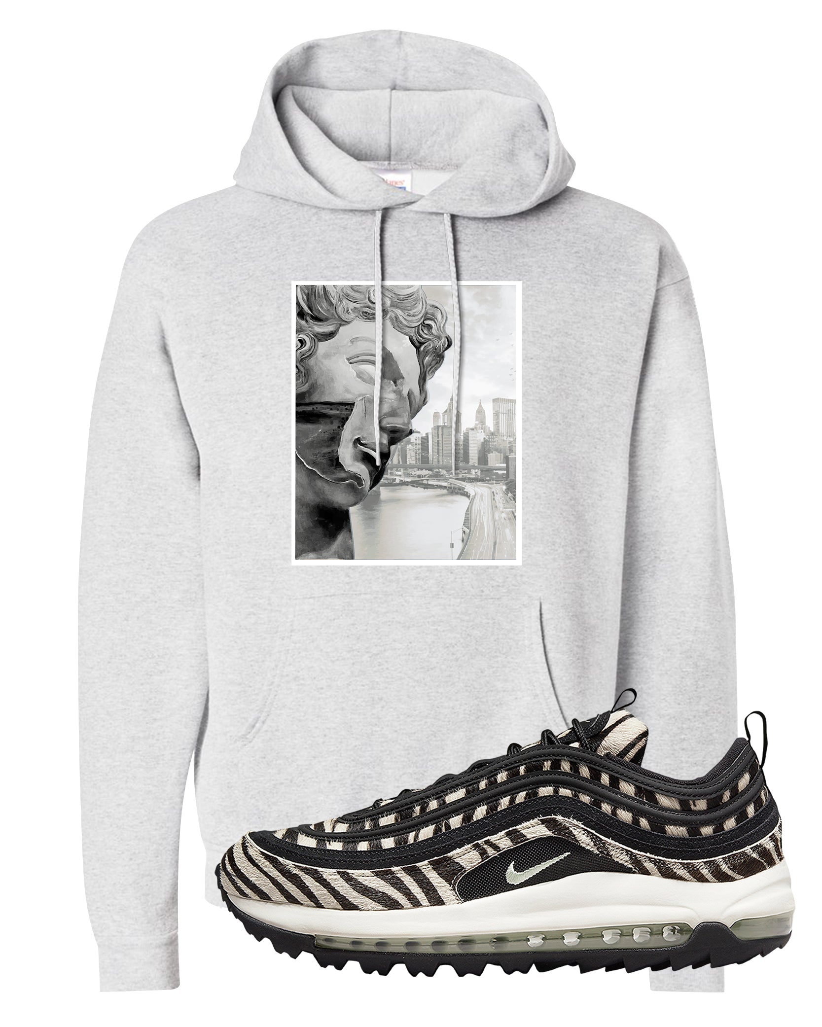 Zebra Golf 97s Hoodie | Miguel, Ash